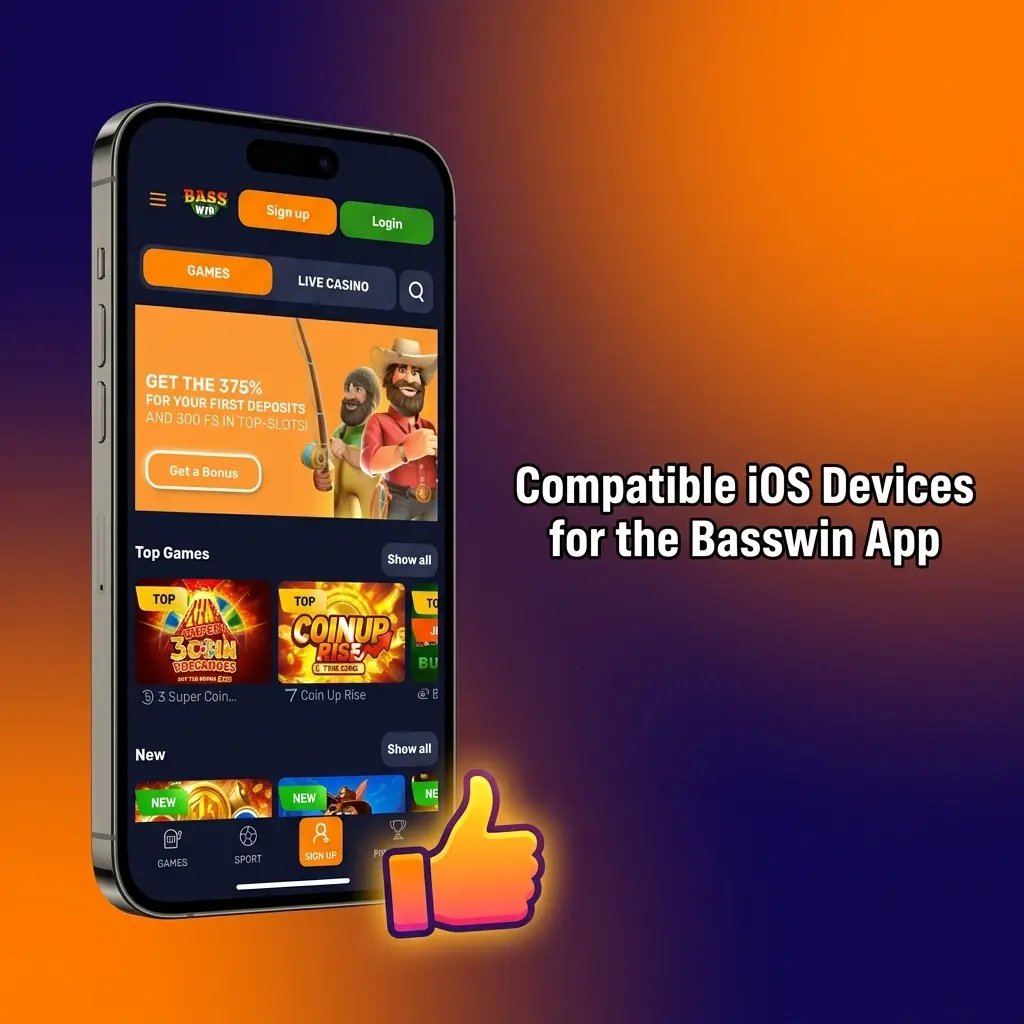 Compatible iOS devices for the Basswin app