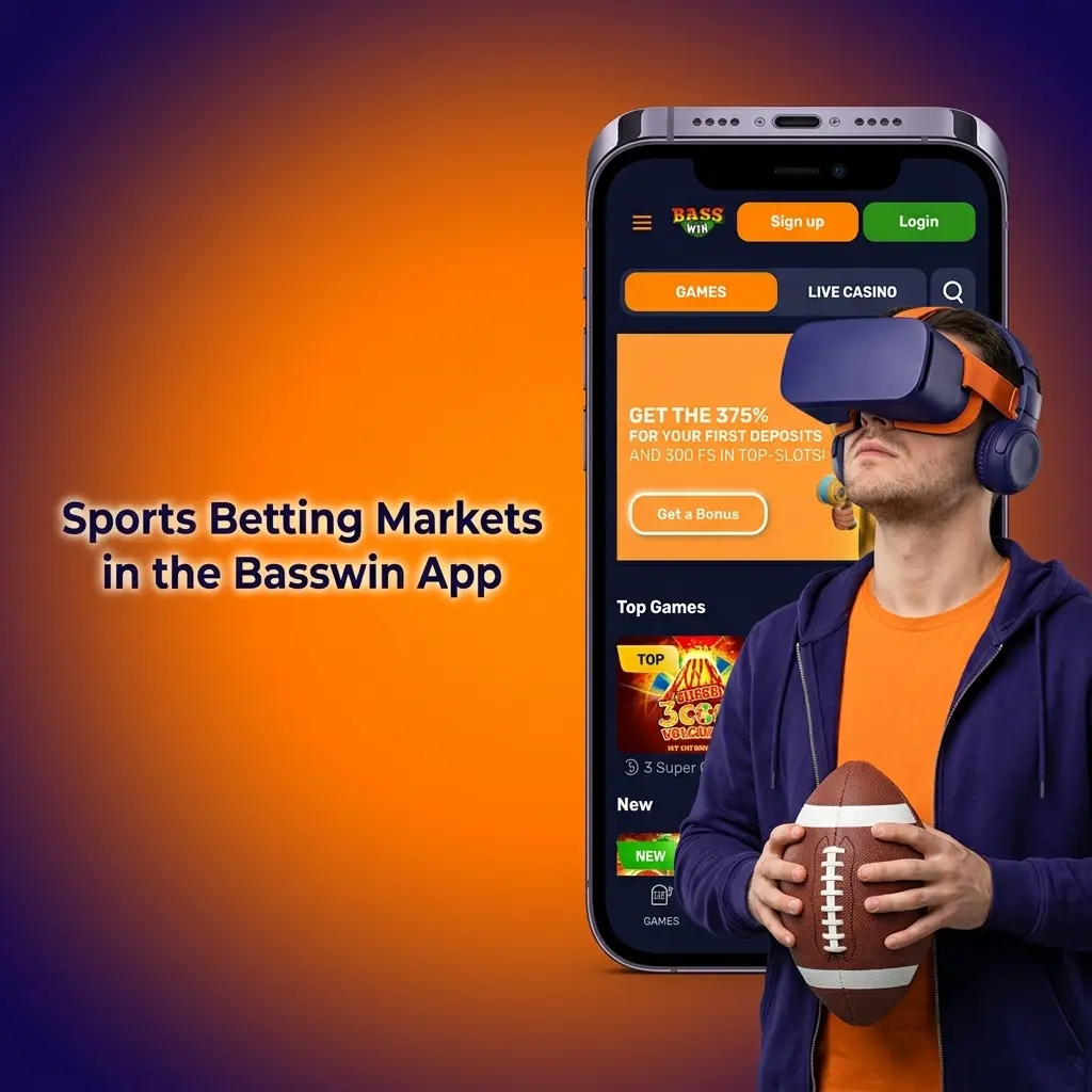 Sports betting markets available in the Basswin app